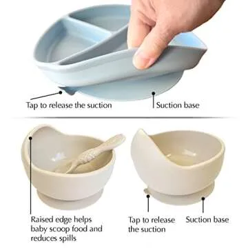 YMCF 7-Piece Baby Feeding Set for Self-Feeding Fun