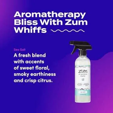 Indigo Wild Zum All-Purpose Cleaner - Natural Multipurpose Cleaner Made with Essential Oils, Baking Soda & More - Sea Salt, 16 fl oz