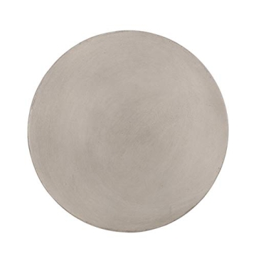 Modern Light Gray Outdoor Side Table by Christopher Knight