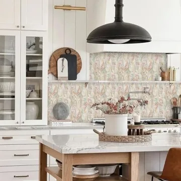 Ismoon Peel and Stick Wallpaper Boho Design for Home Decor