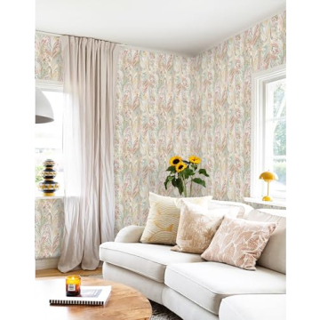 Ismoon Peel and Stick Wallpaper Boho Design for Home Decor