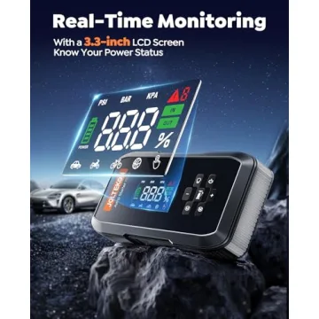 4500A Car Jump Starter with 150PSI Air Compressor