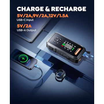 4500A Car Jump Starter with 150PSI Air Compressor