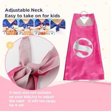 RioRand Kids Superhero Capes Set Toys for Boys Girls Party Supplies Christmas Halloween Cosplay 5PCS