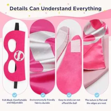 RioRand Kids Superhero Capes Set Toys for Boys Girls Party Supplies Christmas Halloween Cosplay 5PCS