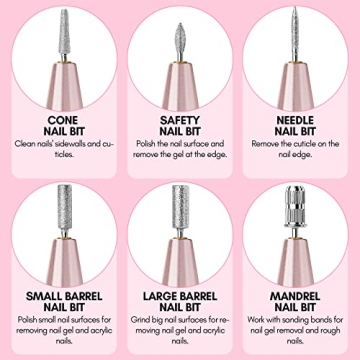 Makartt Electric Nail Drill 20000RPM for Perfect Nails