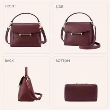 Trendy Vegan Leather Crossbody Bag for Women