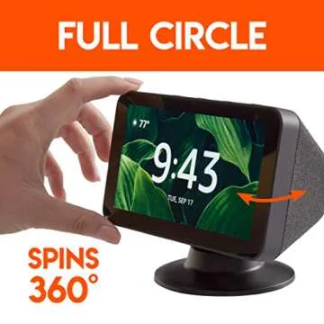 Tilt and Swivel Stand for Echo Show 5 - Adjustable and Durable