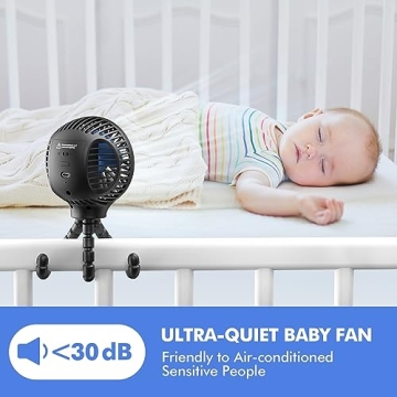 WiHoo Mini Handheld Stroller Fan for Ultimate Cooling