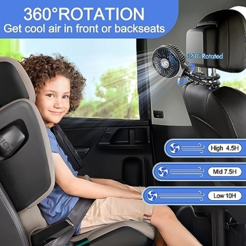 WiHoo Mini Handheld Stroller Fan for Ultimate Cooling