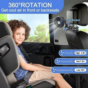 WiHoo Mini Handheld Stroller Fan for Ultimate Cooling