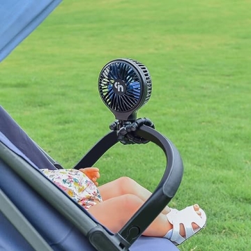 WiHoo Mini Handheld Stroller Fan for Ultimate Cooling