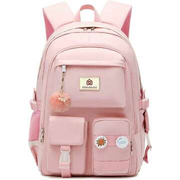 15.6" Anti-Theft Laptop Backpack for School & Travel