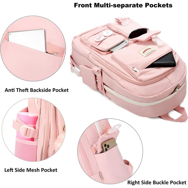 15.6" Anti-Theft Laptop Backpack for School & Travel