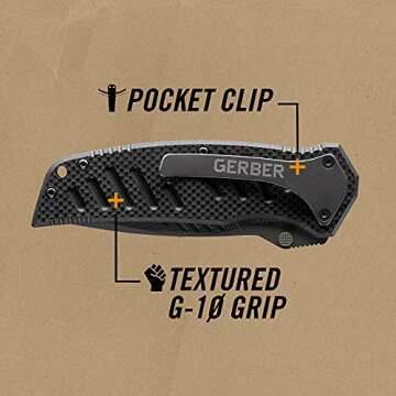 Durable Gerber Gear Swagger Knife for Outdoors & Everyday Use