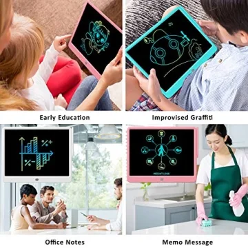 Flueston LCD Writing Tablet - Creative Doodle Board for Kids