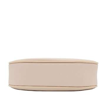 FashionPuzzle Small Crescent Shoulder Bag Underarm Purse (Nude)