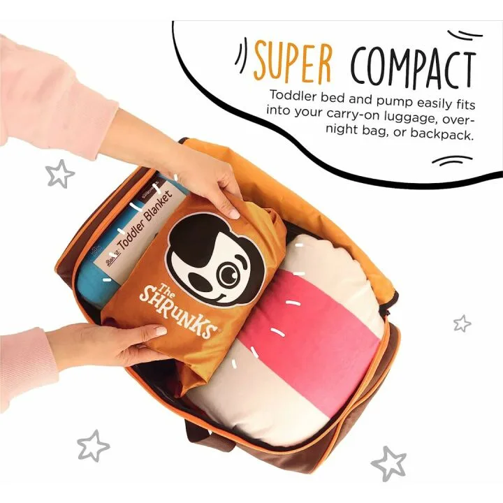 Portable Toddler Travel Air Mattress with Rails