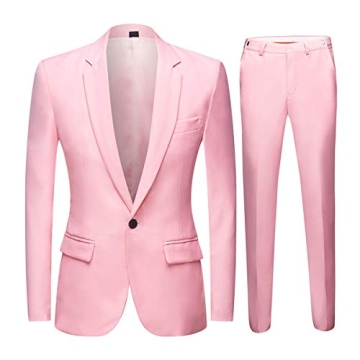 Cloudstyle Slim Fit Men's Suit - Perfect for Weddings & More