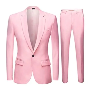 Cloudstyle Slim Fit Men's Suit - Perfect for Weddings & More