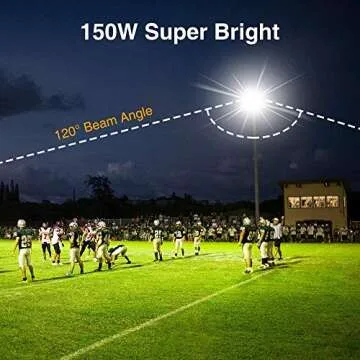 Onforu 150W LED Flood Light - Super Bright & Waterproof