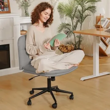 Comfy Wide Seat Office Chair for Home and Study
