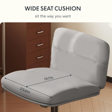 Comfy Wide Seat Office Chair for Home and Study