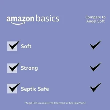 Amazon Basics 2-Ply Toilet Paper 30 Rolls Septic Safe