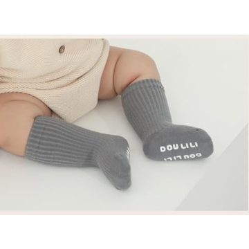 Stylish Boys Baby Cotton Non-Skid Socks for Comfort