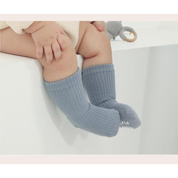Stylish Boys Baby Cotton Non-Skid Socks for Comfort