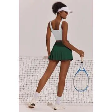 PINSPARK Women’s Pleated Tennis Skirt - Stylish & Comfortable