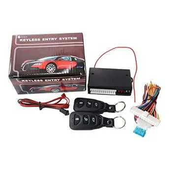 FicBox Universal Keyless Car Entry System with Remotes