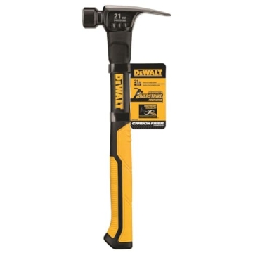 Dewalt 21 Oz. Fiberglass Framing Hammer for Pros