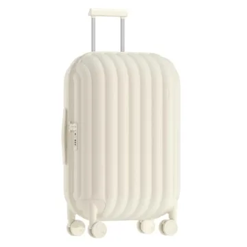 artrips Checked Luggage 24 Inch - Lightweight Stylish Suitcase with 8 Spinner Wheels