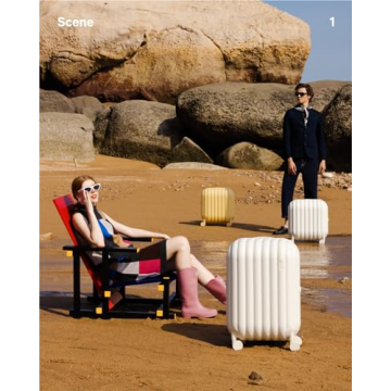 Stylish 24-Inch Lightweight Luggage with TSA Lock