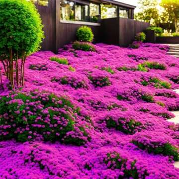 Creeping Thyme Seeds for Planting - 20000+ Magic Creeping Thyme Seeds Ground Cover Plants Heirloom Flowers Non-GMO Perennial Thymus Serpyllum Seeds