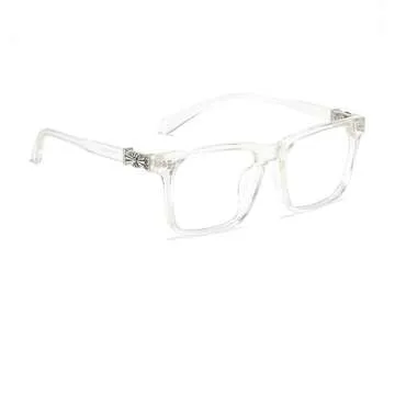 Classic Non-prescription Clear Lens Eyeglasses for Men And women Thick Square Frame Eyewear (black)
