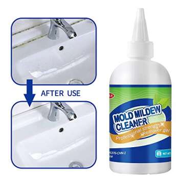 GELIVABLE Mold Mildew Cleaner Gel Household Cleaner for Wall Tiles Grout Sealant Bathroom Cleaning H...