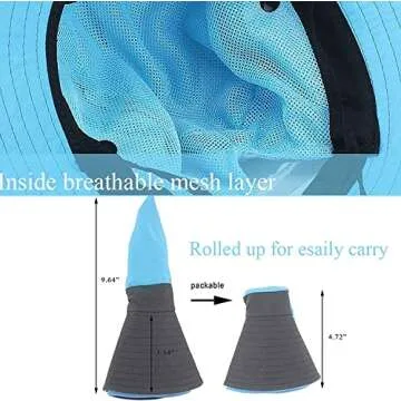 Women’s Ponytail Safari Sun Hat with UV Protection
