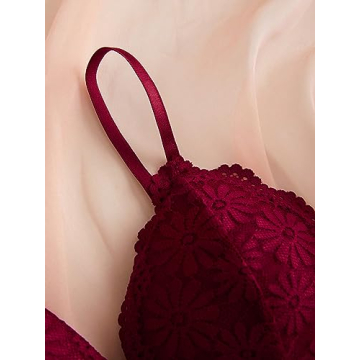 Luxurious SOLY HUX 4-Piece Lace Bralette Set for Women