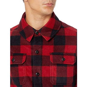 Amazon Essentials Polar Fleece Shirt Jacket for Men