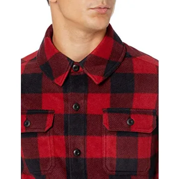 Amazon Essentials Polar Fleece Shirt Jacket for Men