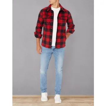 Amazon Essentials Polar Fleece Shirt Jacket for Men