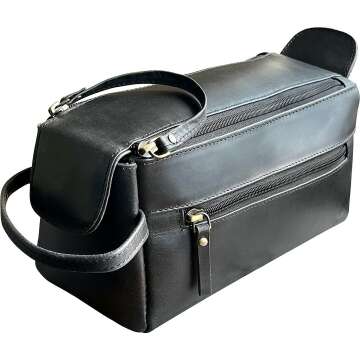 Stylish Rustic Toiletry Bag for Travel & Home