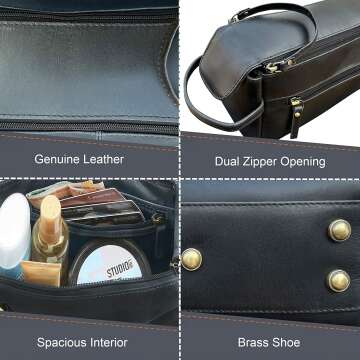 Stylish Rustic Toiletry Bag for Travel & Home