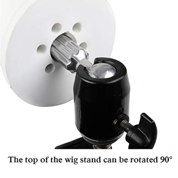ZQIAN Adjustable Wig Stand - Lightweight & Versatile