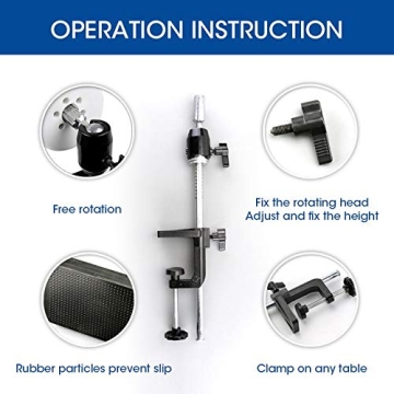 ZQIAN Adjustable Wig Stand - Lightweight & Versatile