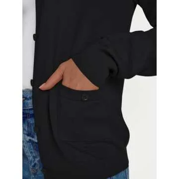 Stylish LILLUSORY Women's Lightweight Cropped Cardigan