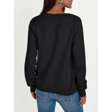 LILLUSORY Womens Cardigan Sweaters Cropped Lightweight Fall Open Front Long Sleeve Button Down Cardigans Shrugs 2025 Oufits Clothes Fashion Trendy Tops Casual Clasic Knit Jackets Black XL