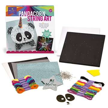 Craft-tastic Pandacorn String Art Kit - Fun DIY for Ages 10+